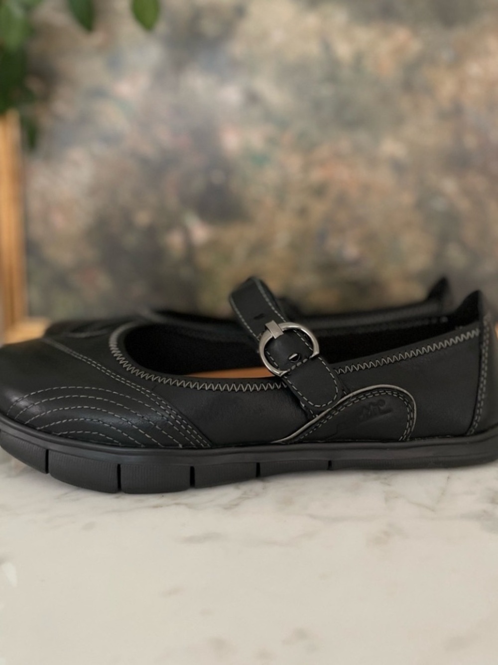 NEW Kalso Mary Jane Shoe Rally Negative Heel Black Leather USA 8.5 - Picture 8 of 9